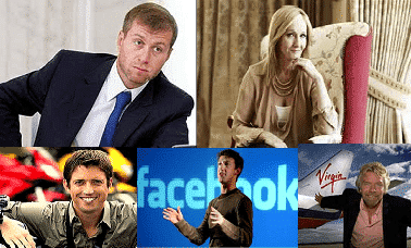 Self made billionaires photo