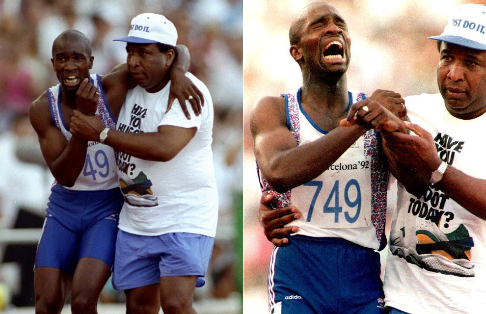 Dereck redmond, hamstring injury, inspiratioanl stories, inspirationals story