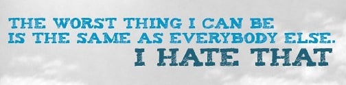 The worst Thing I can be is the same as everybody else, arnold schwarzenegger quotes, arnold schwarzenegger inspirational quotes