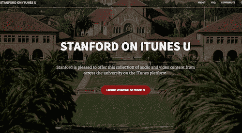 Itunes University, free online education