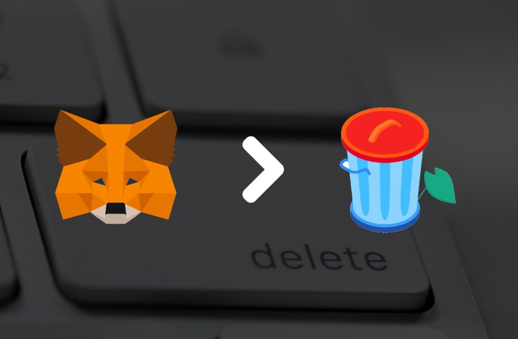 metamask delete account
