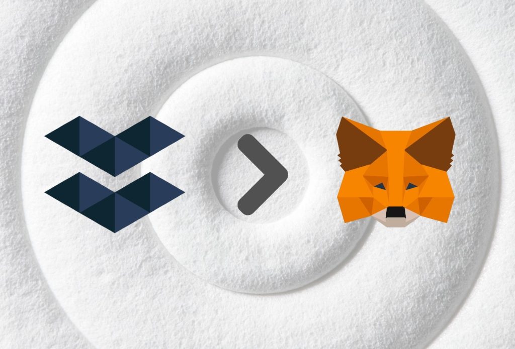 elastos network to metamask with an arrow thumbnail