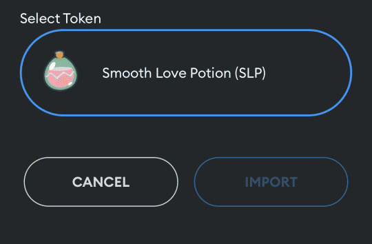 slp in metamask